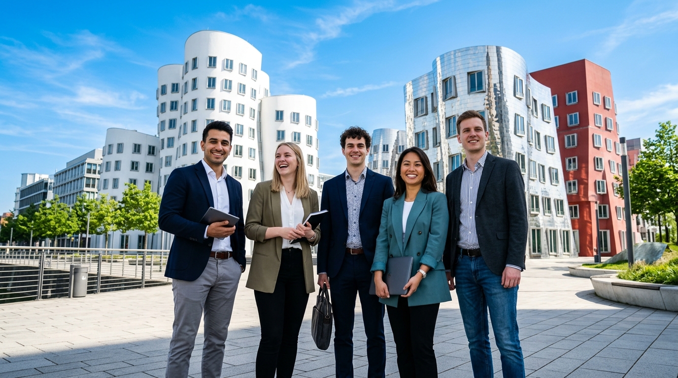 Aspirants and students succeeding in modern Germany